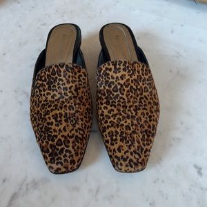 Rachel Comey Leopard Print Hairhyde slides